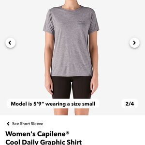Patagonia Women's Capilene Cool Daily Graphic Shirt - Grey